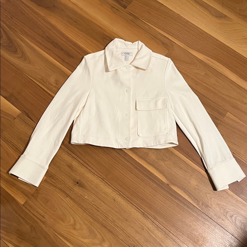 COS Stretch Twill Shirt Jacket - Picture 6 of 13